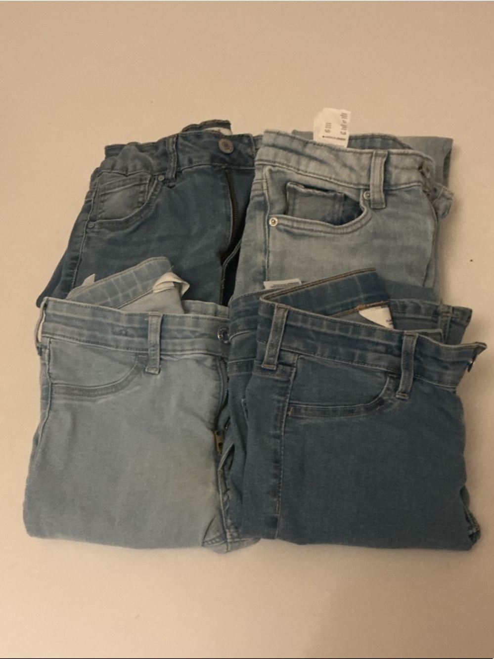 Kids Blue Denim Jeans - Pack of Mixed Washes
